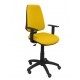 Silla Elche CP bali amarillo brazos regulables ruedas de parquet